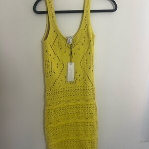 Rachel Zoe Yellow Knit Dress